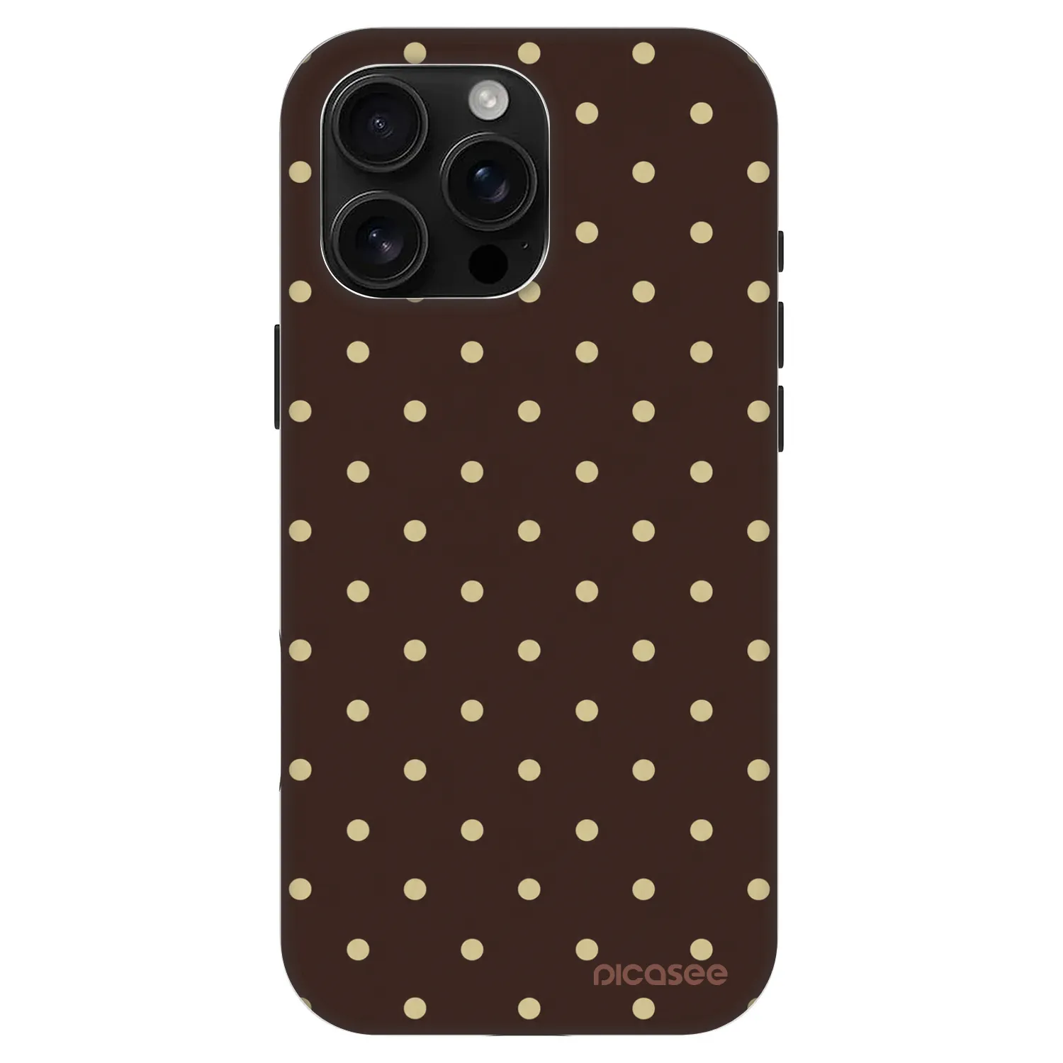 Picasee Fashion Case MagSafe pentru Apple iPhone 16 Pro Max - Vanilla Dots & Chocolate