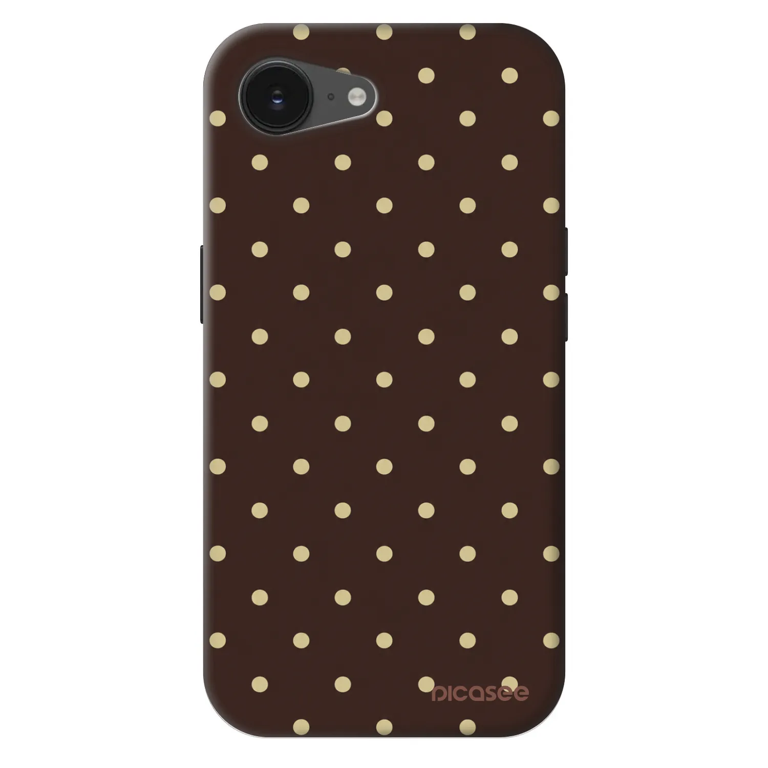 Picasee Fashion Case MagSafe pentru Apple iPhone 16e - Vanilla Dots & Chocolate