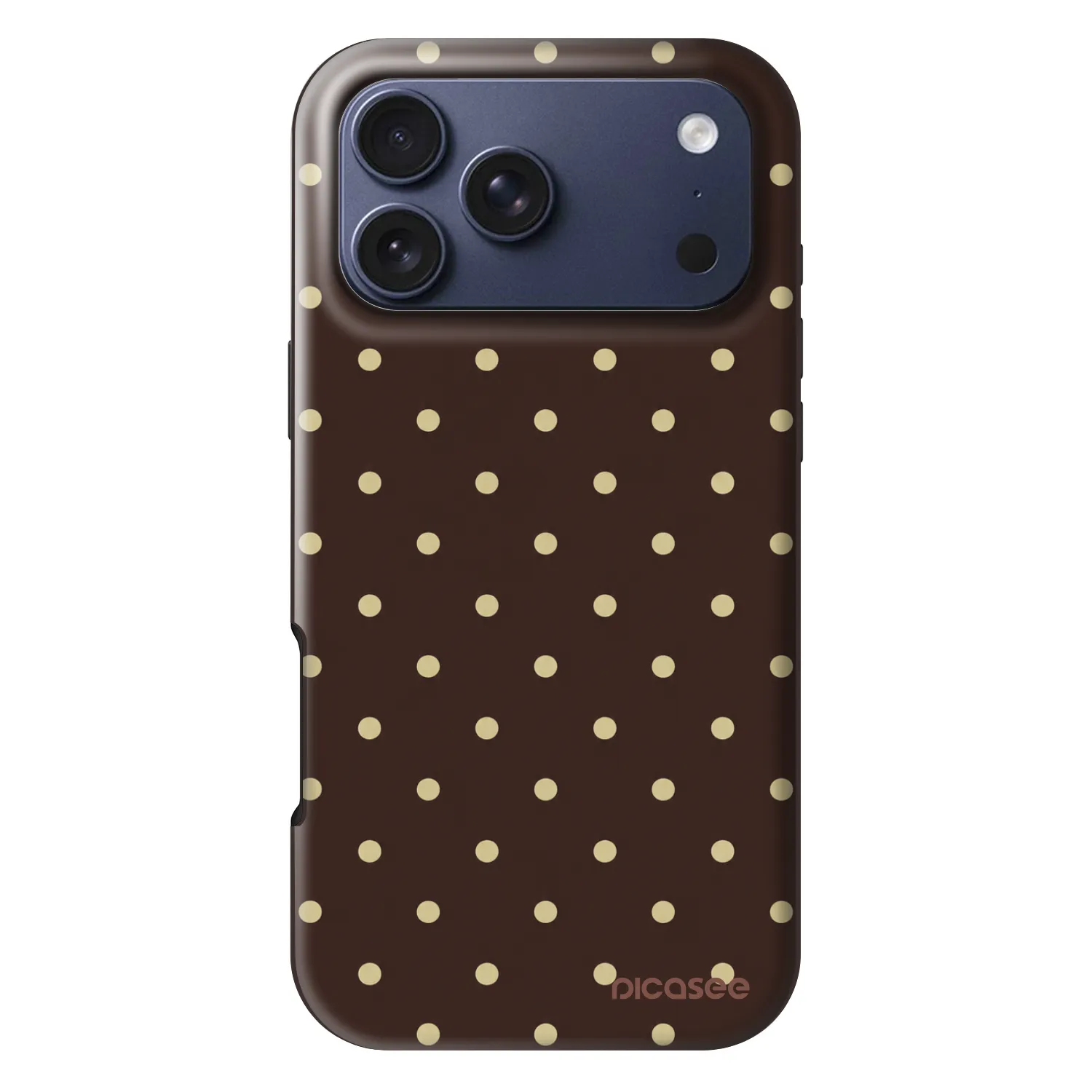 Picasee Fashion Case MagSafe pentru Apple iPhone 17 Pro Max - Vanilla Dots & Chocolate