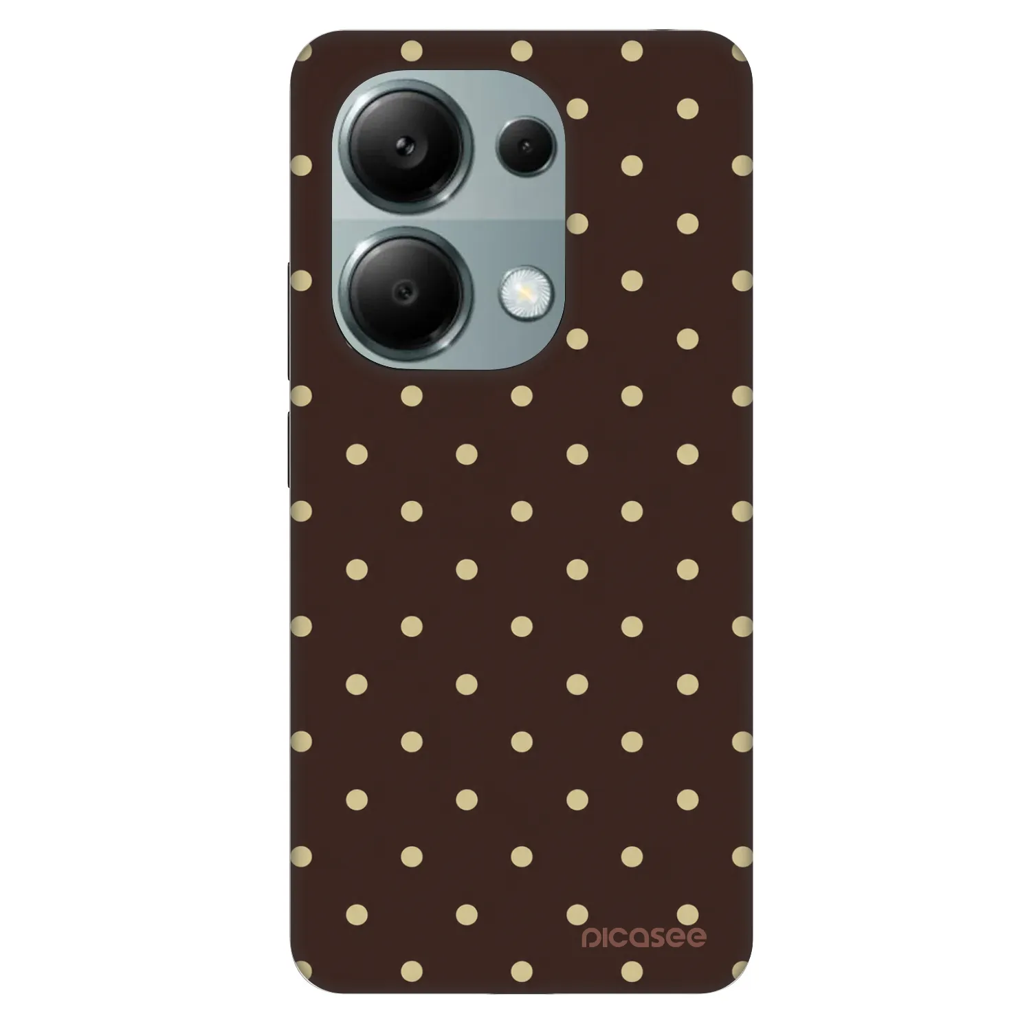 Picasee Fashion Case pentru Xiaomi Redmi Note 13 Pro 4G - Vanilla Dots & Chocolate