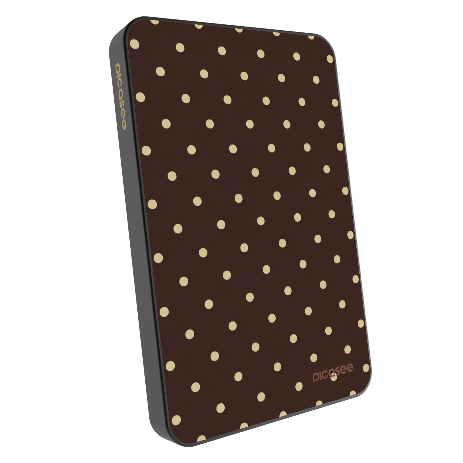 Picasee Powerbank cu MagSafe 5 000 mAh Gri - Vanilla Dots & Chocolate