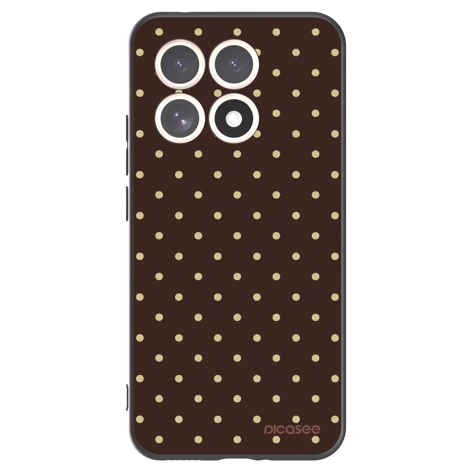 Picasee husă neagră din silicon pentru Xiaomi 15T - Vanilla Dots & Chocolate