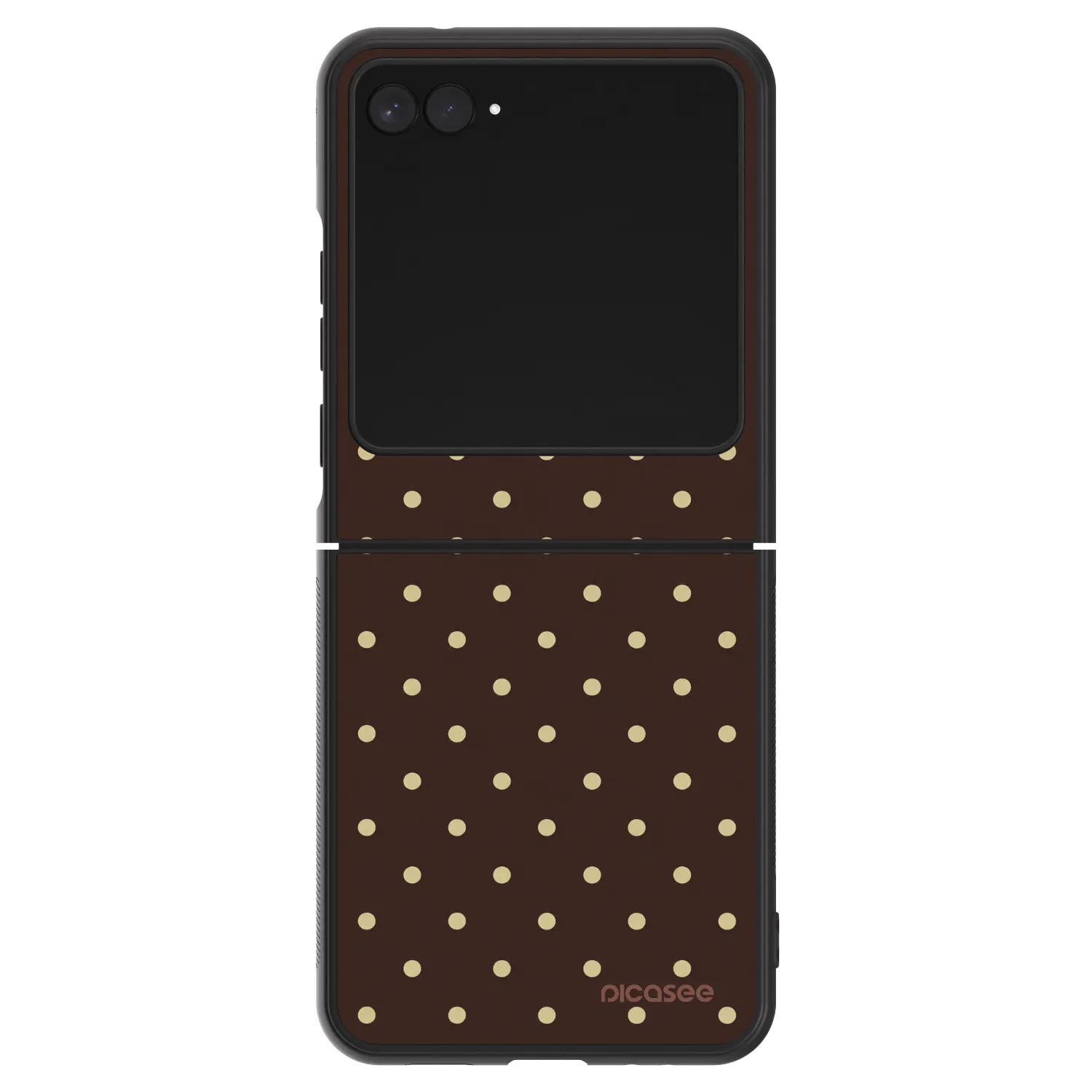 Picasee ULTIMATE CASE pentru Motorola Razr 60 - Vanilla Dots & Chocolate