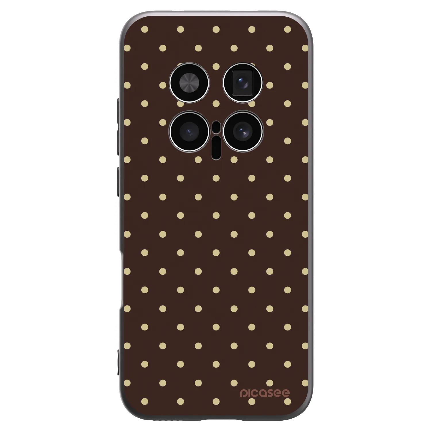 Picasee husă neagră din silicon pentru Honor Magic8 Pro 5G - Vanilla Dots & Chocolate