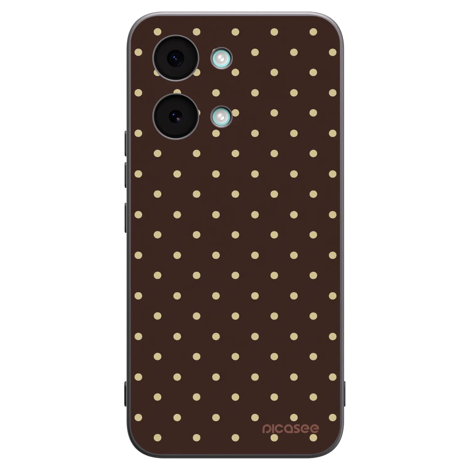 Picasee husă neagră din silicon pentru Xiaomi Poco X8 Pro Max - Vanilla Dots & Chocolate