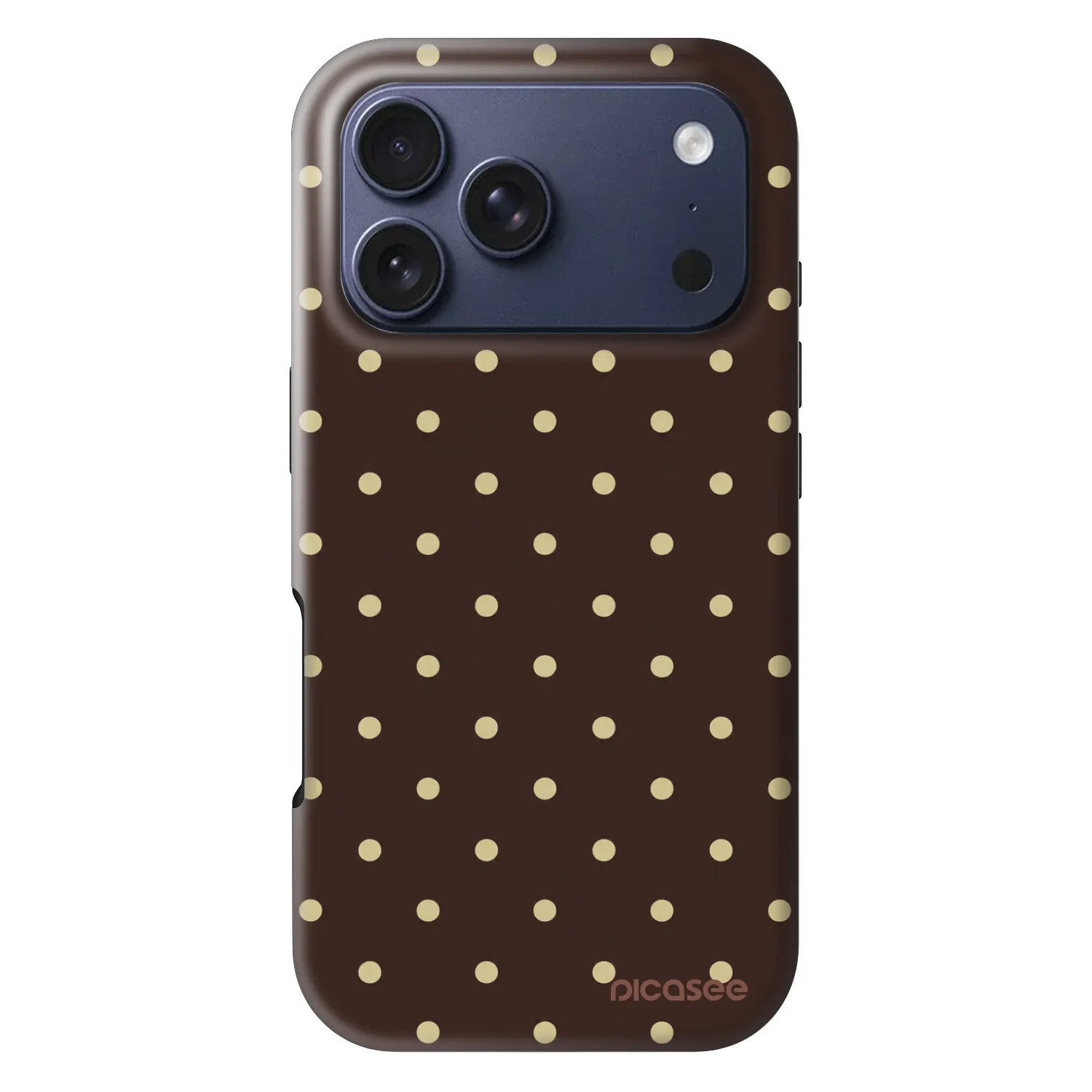 Picasee Fashion Case MagSafe pentru Apple iPhone 18 Pro - Vanilla Dots & Chocolate