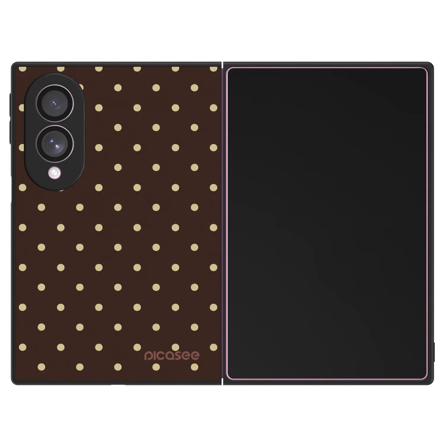 Picasee ULTIMATE CASE pentru Samsung Galaxy Z Fold8 5G - Vanilla Dots & Chocolate