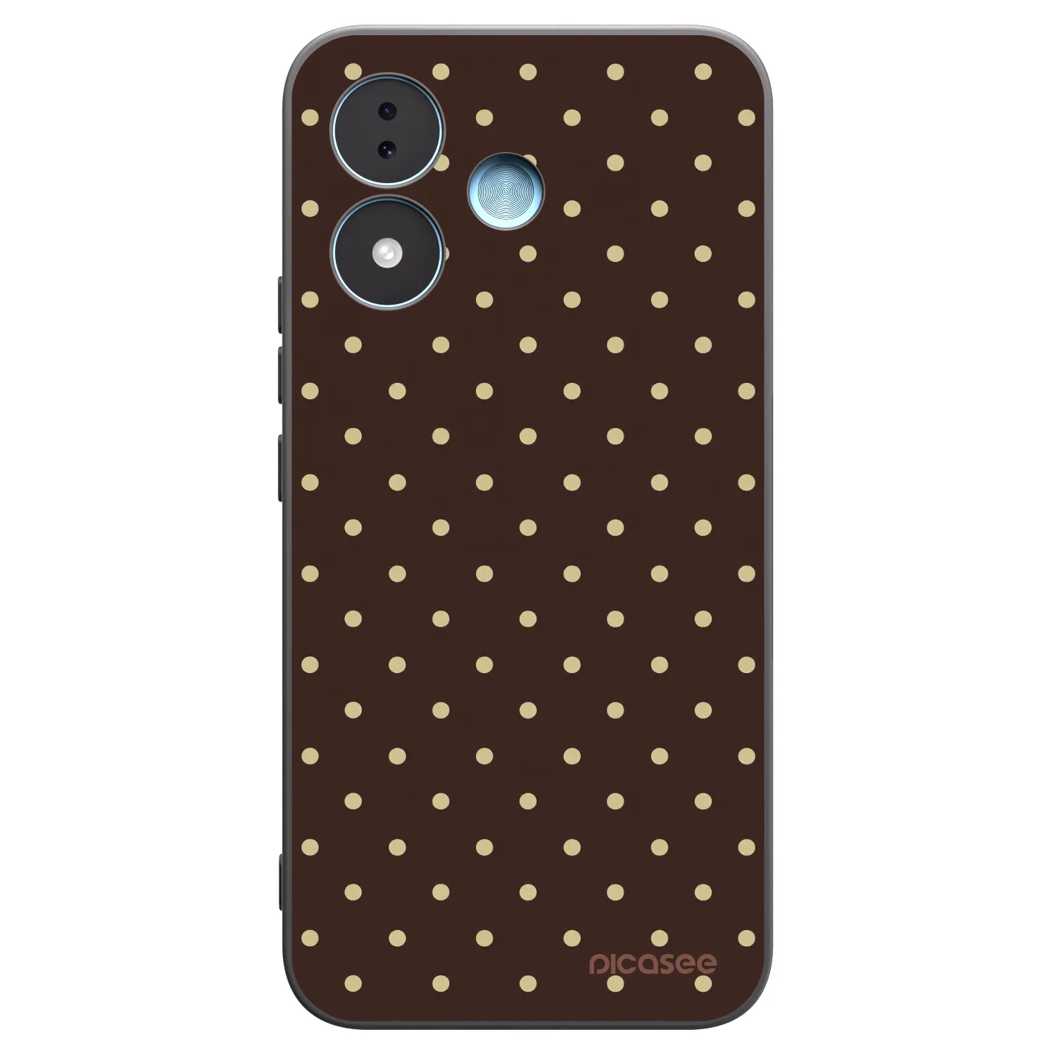 Picasee husă neagră din silicon pentru Xiaomi Redmi Note 17 5G - Vanilla Dots & Chocolate
