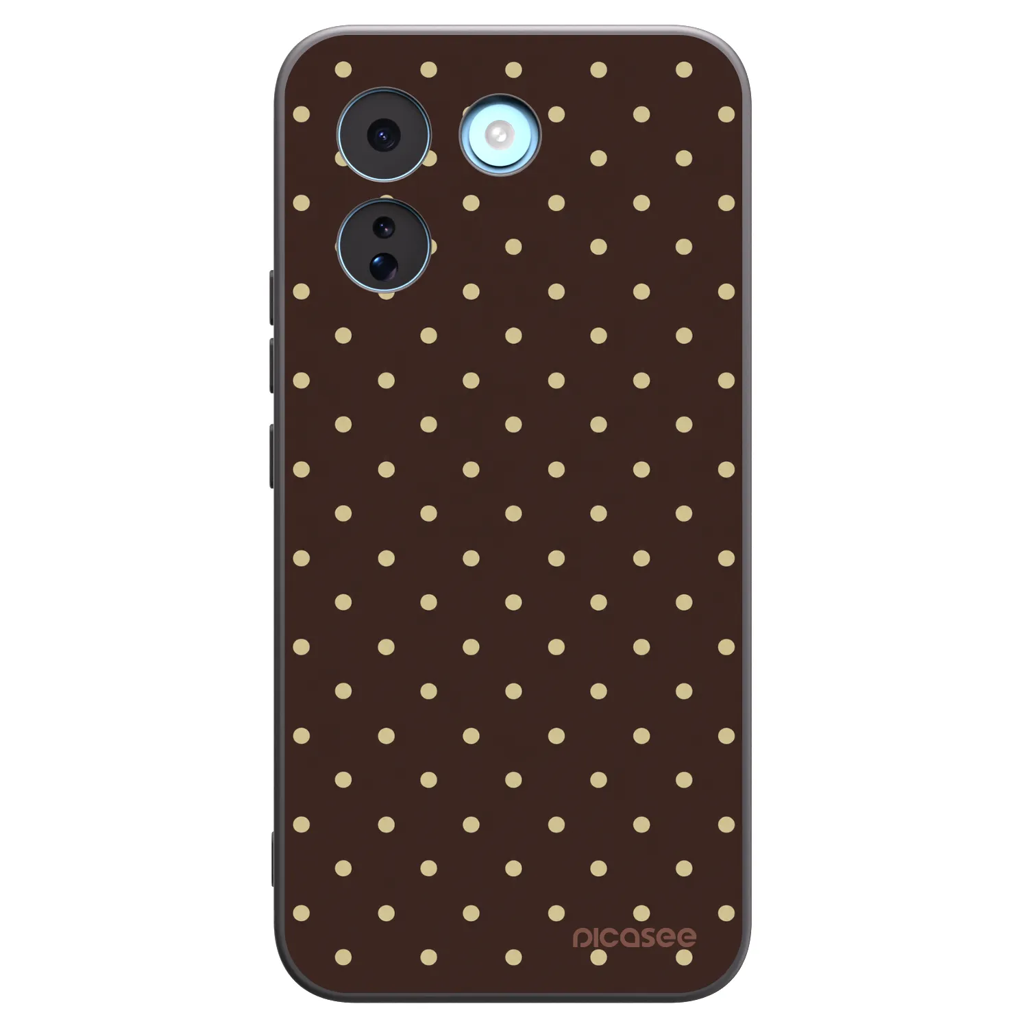 Picasee husă neagră din silicon pentru Xiaomi Redmi Note 17 Pro MAX 5G - Vanilla Dots & Chocolate