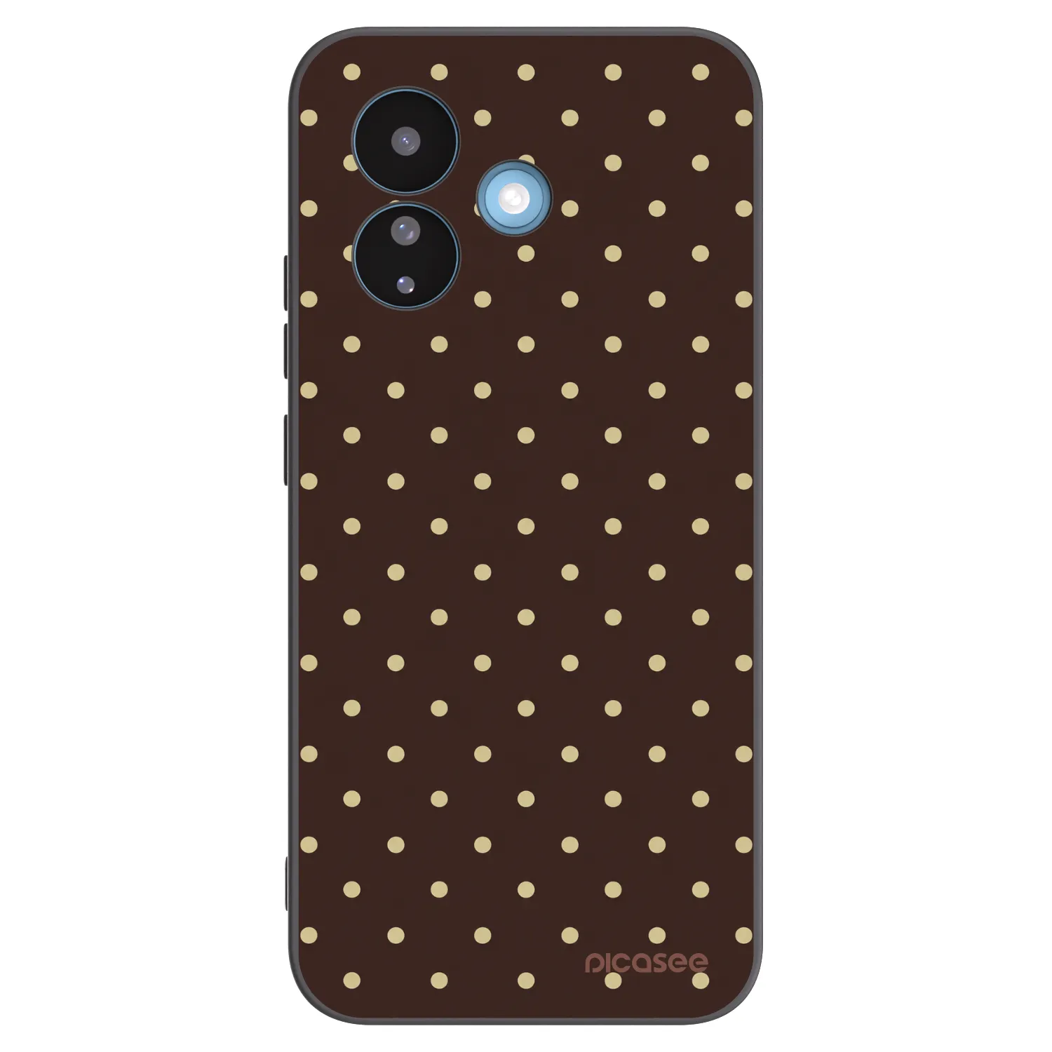 Picasee husă neagră din silicon pentru Xiaomi Redmi Note 17 Pro 5G - Vanilla Dots & Chocolate