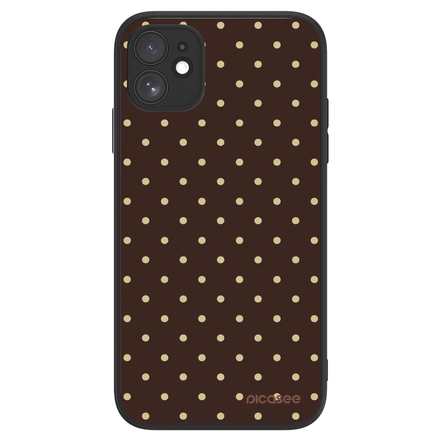 Picasee ULTIMATE CASE pentru Apple iPhone 11 - Vanilla Dots & Chocolate