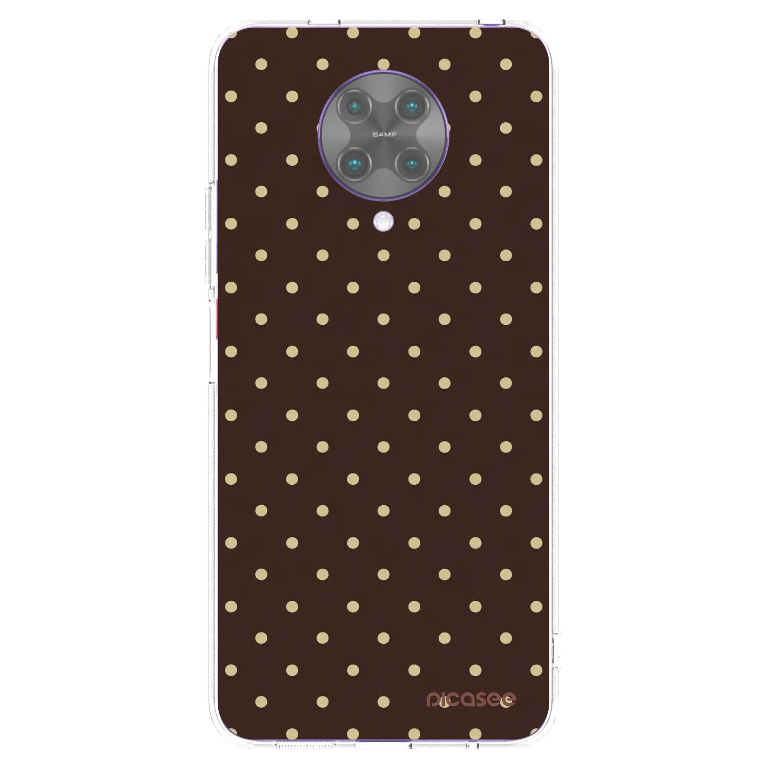 Picasee husă transparentă din silicon pentru Xiaomi Poco F2 Pro - Vanilla Dots & Chocolate