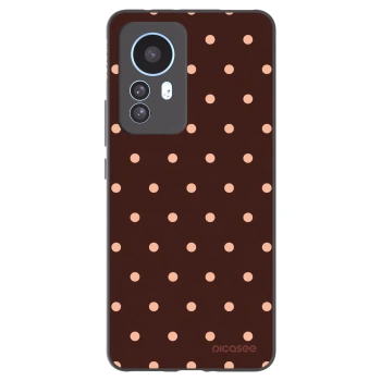 Picasee husă neagră din silicon pentru Xiaomi 12T Pro - Peach Dots & Chocolate