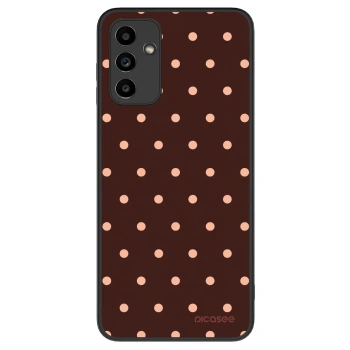 Husă pentru Samsung Galaxy A04s A047F - Peach Dots & Chocolate