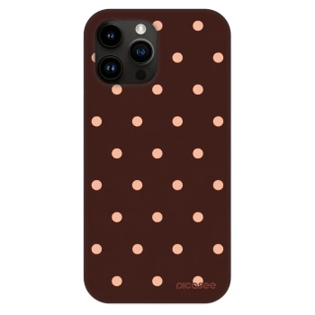 Husă pentru Apple iPhone 13 Pro Max - Peach Dots & Chocolate
