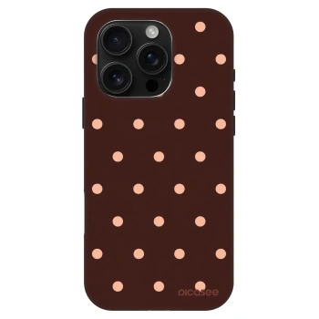 Husă pentru Apple iPhone 16 Pro - Peach Dots & Chocolate