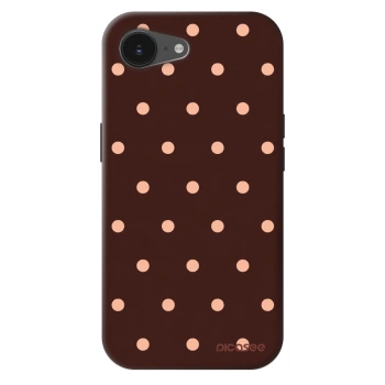 Husă pentru Apple iPhone 16e - Peach Dots & Chocolate