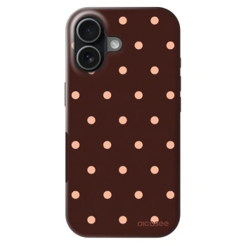 Husă pentru Apple iPhone 17 - Peach Dots & Chocolate