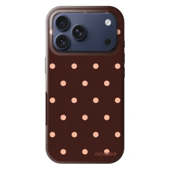 Husă pentru Apple iPhone 17 Pro - Peach Dots & Chocolate