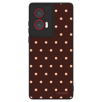 Husă pentru Motorola Edge 50 Fusion - Peach Dots & Chocolate