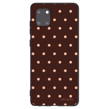 Husă pentru Samsung Galaxy Note 10 Lite N770F - Peach Dots & Chocolate