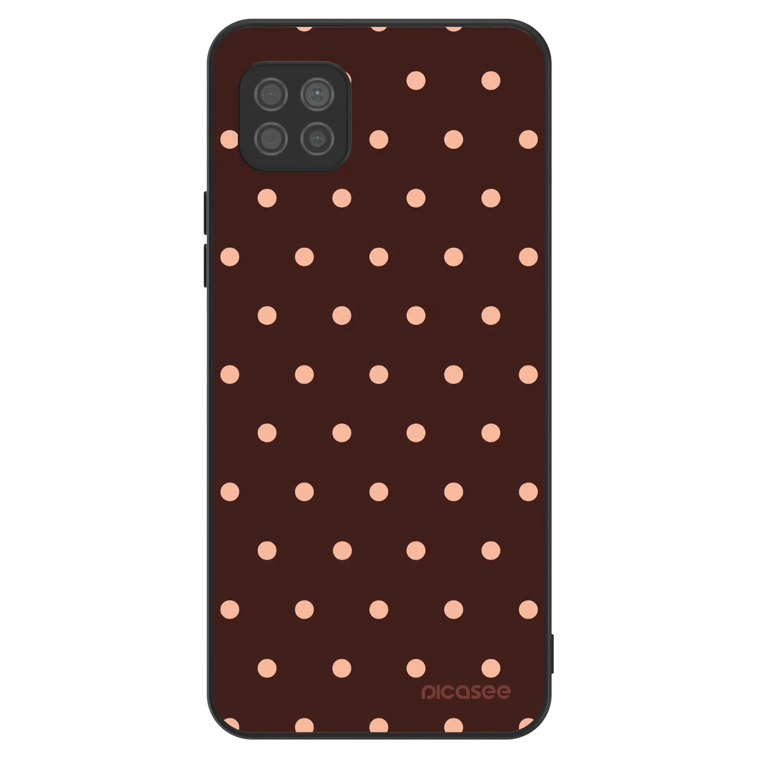 Picasee ULTIMATE CASE pentru Huawei P40 Lite - Peach Dots & Chocolate