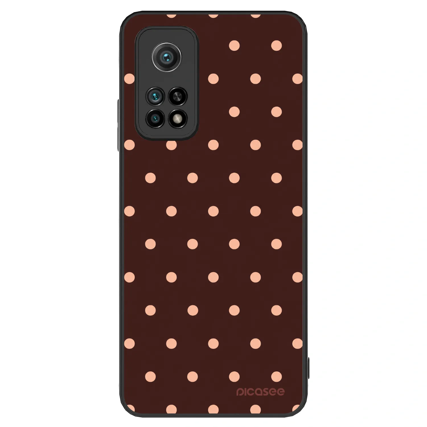 Picasee ULTIMATE CASE pentru Xiaomi Mi 10T - Peach Dots & Chocolate