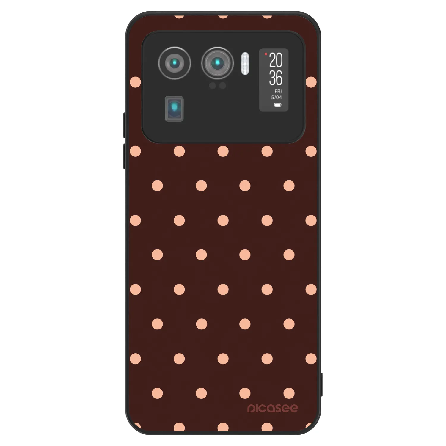 Picasee ULTIMATE CASE pentru Xiaomi Mi 11 Ultra - Peach Dots & Chocolate