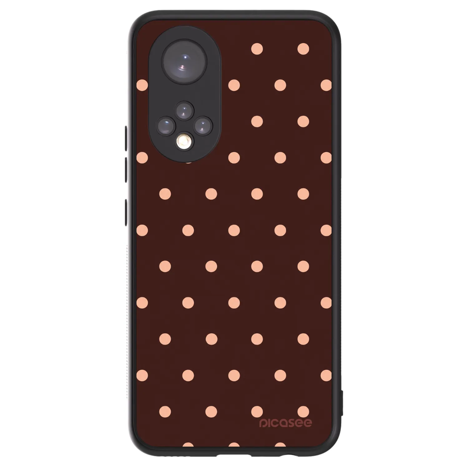 Picasee ULTIMATE CASE pentru Honor 50 5G - Peach Dots & Chocolate