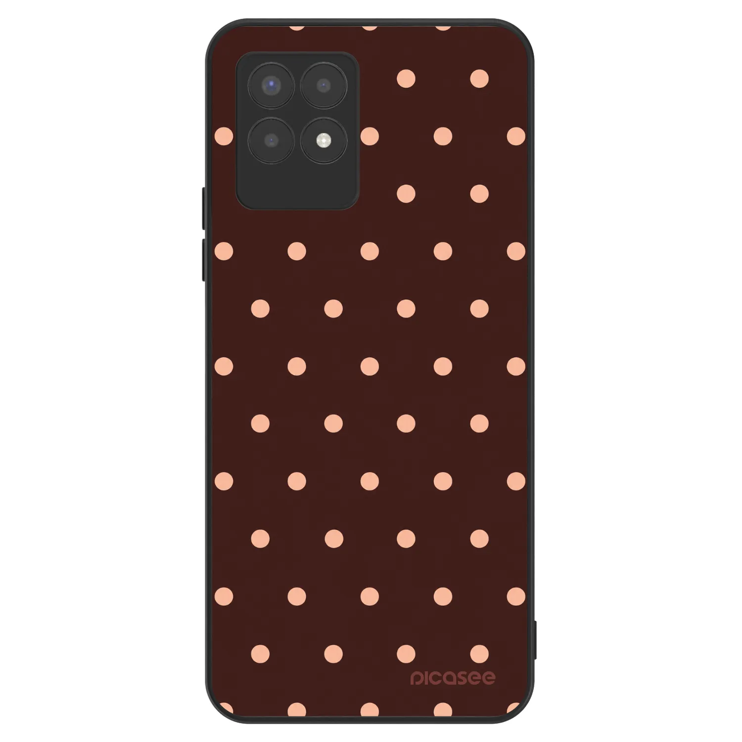 Picasee ULTIMATE CASE pentru Realme 8i - Peach Dots & Chocolate
