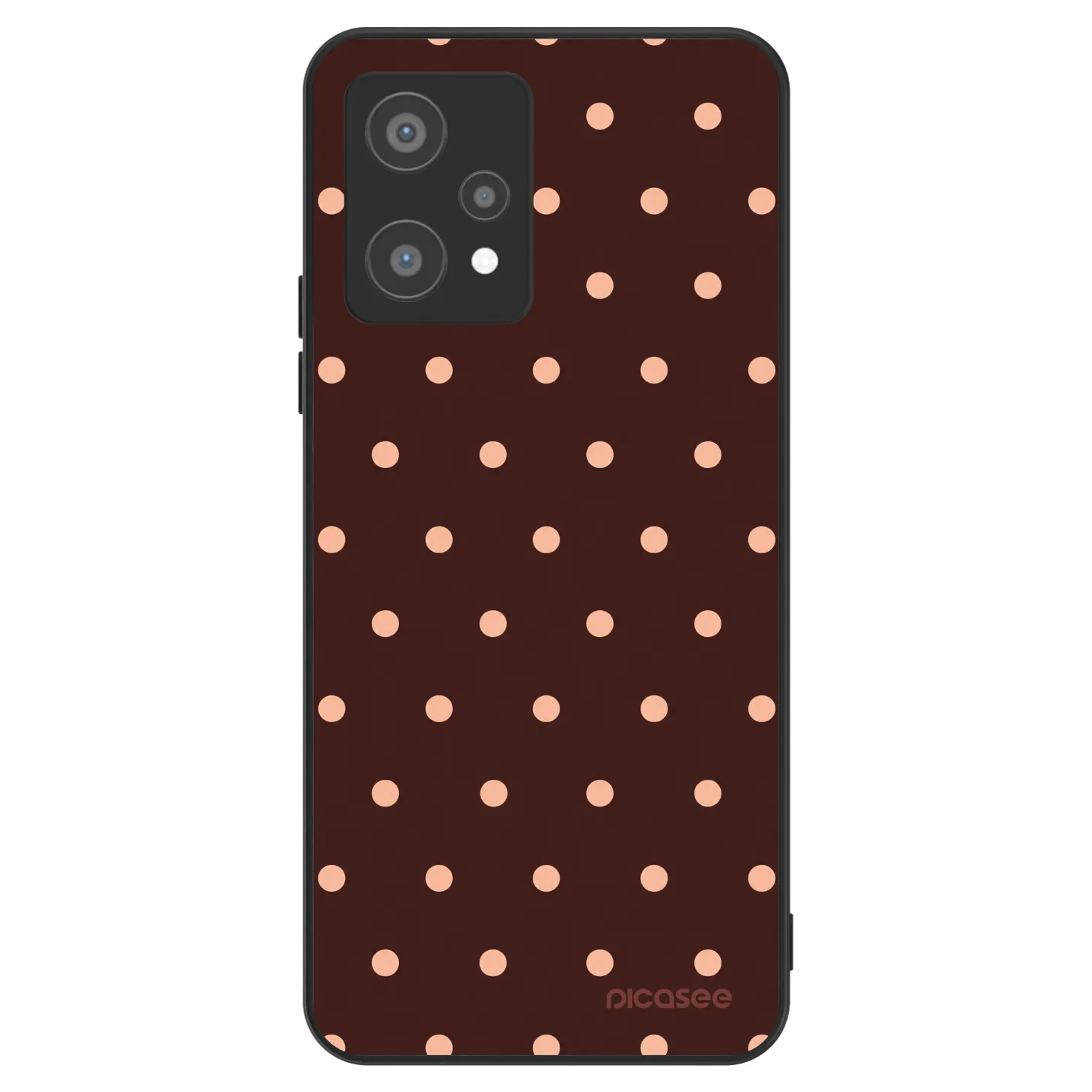Picasee ULTIMATE CASE pentru Realme 9 Pro 5G - Peach Dots & Chocolate