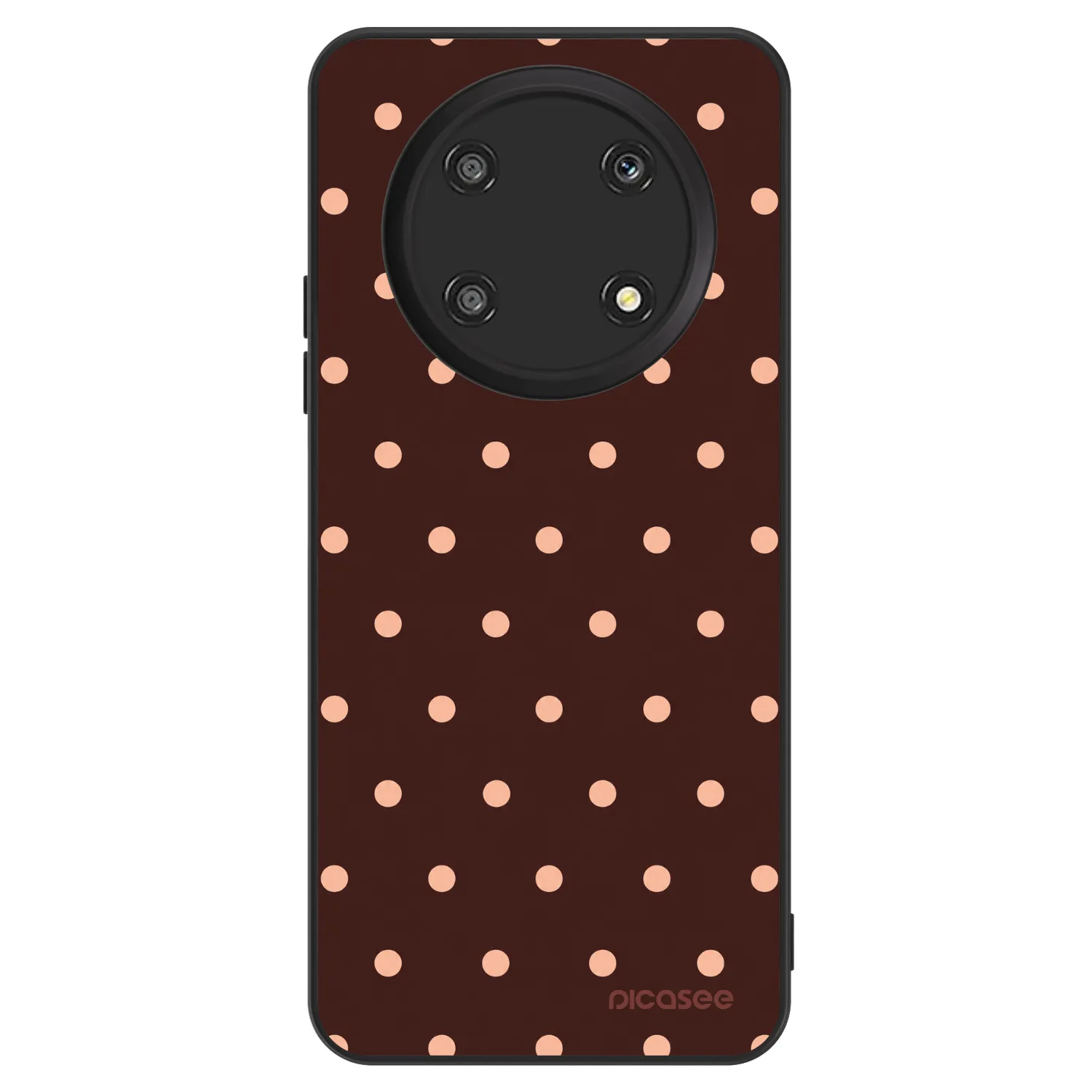 Picasee ULTIMATE CASE pentru Honor Magic4 Lite 5G - Peach Dots & Chocolate