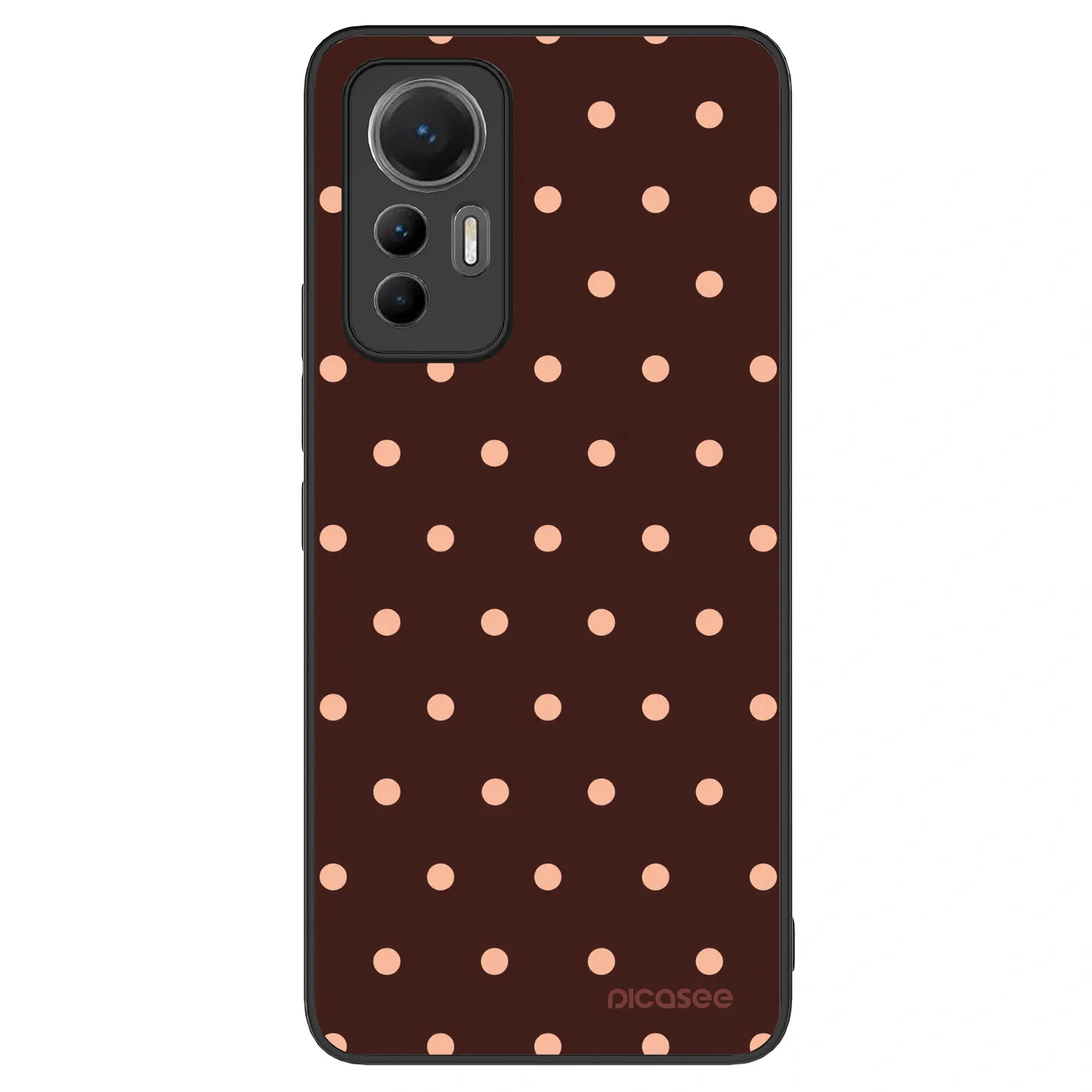 Picasee ULTIMATE CASE pentru Xiaomi 12 Lite - Peach Dots & Chocolate