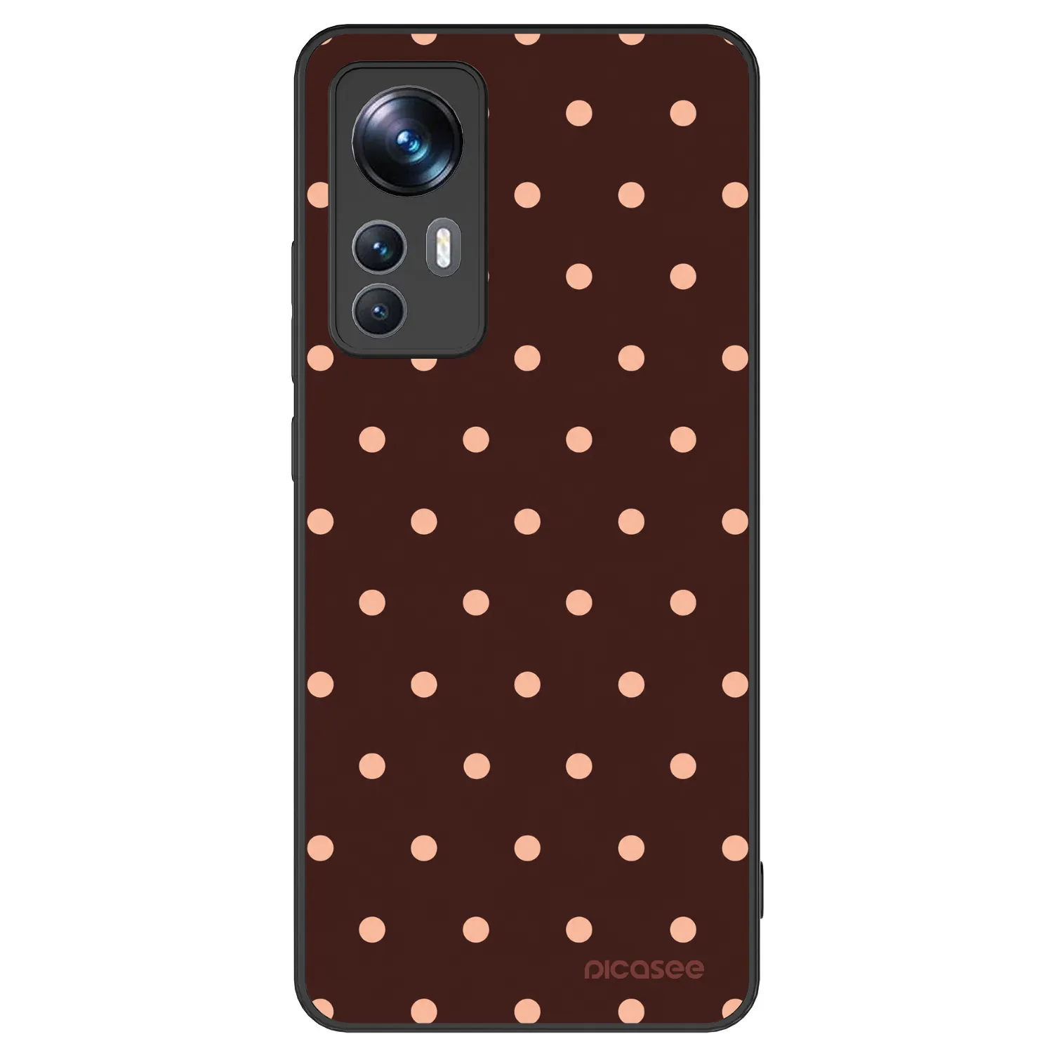 Picasee ULTIMATE CASE pentru Xiaomi 12T Pro - Peach Dots & Chocolate