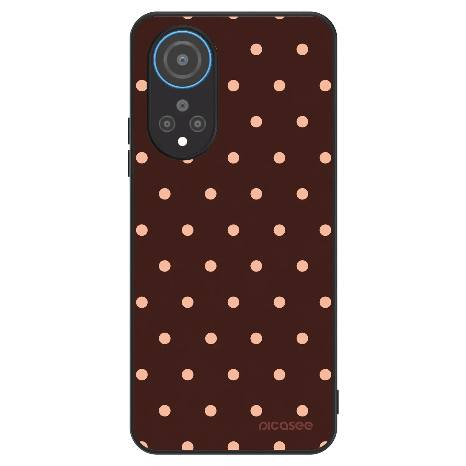 Picasee ULTIMATE CASE pentru Honor X7 - Peach Dots & Chocolate