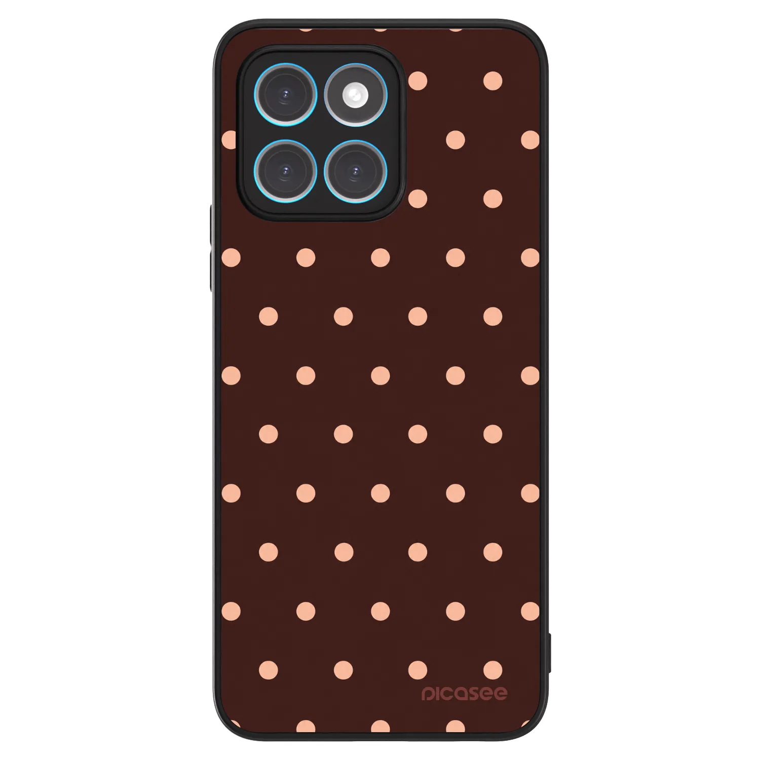 Picasee ULTIMATE CASE pentru Honor X6 - Peach Dots & Chocolate