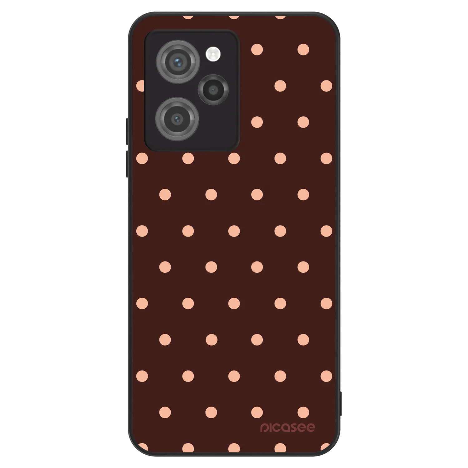 Picasee ULTIMATE CASE pentru Xiaomi Poco X5 Pro - Peach Dots & Chocolate