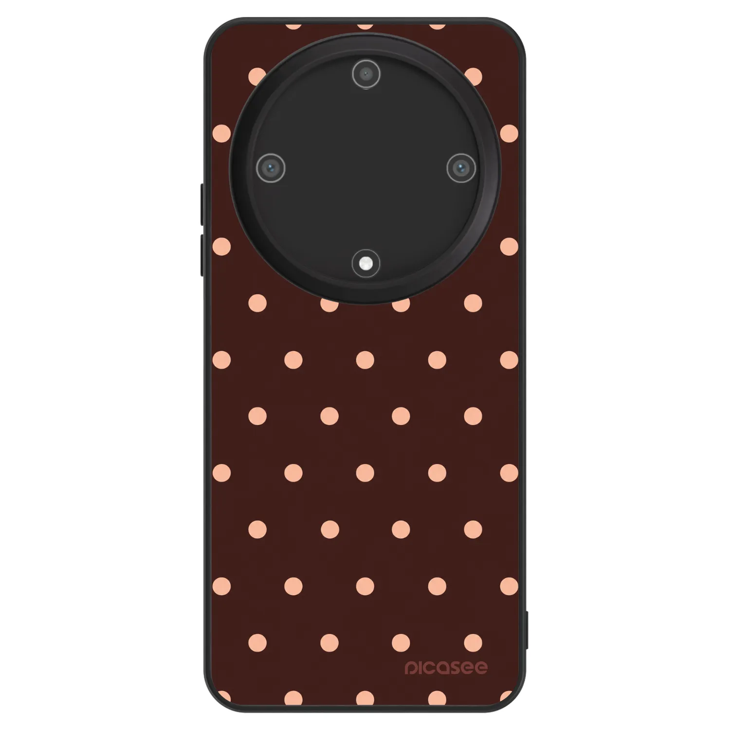 Picasee ULTIMATE CASE pentru Honor Magic5 Lite 5G - Peach Dots & Chocolate