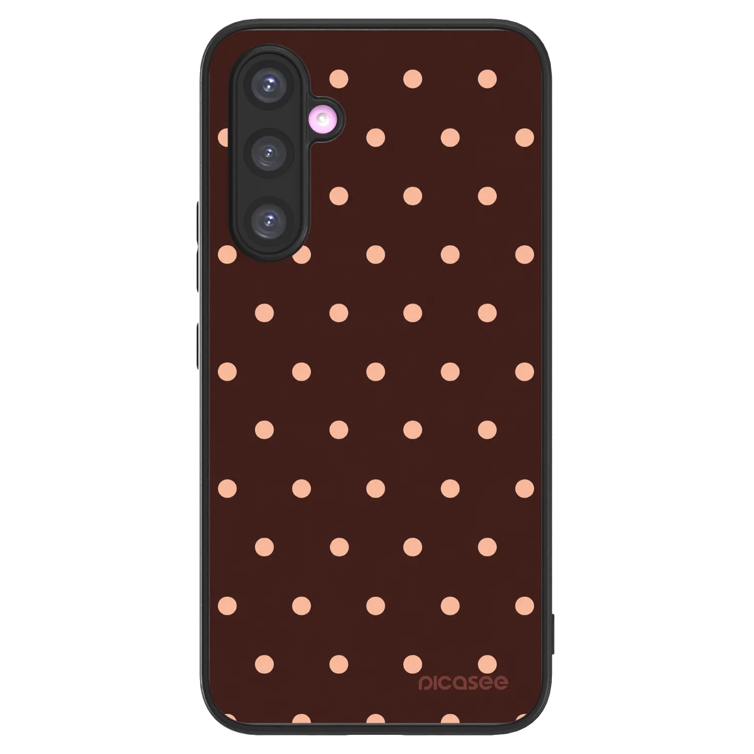 Picasee ULTIMATE CASE pentru Samsung Galaxy A54 5G A546B - Peach Dots & Chocolate