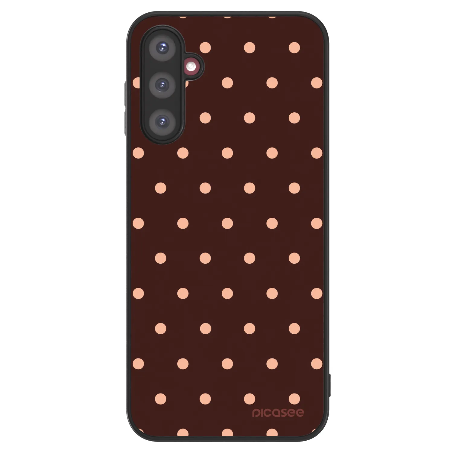 Picasee ULTIMATE CASE pentru Samsung Galaxy A14 5G A146P - Peach Dots & Chocolate