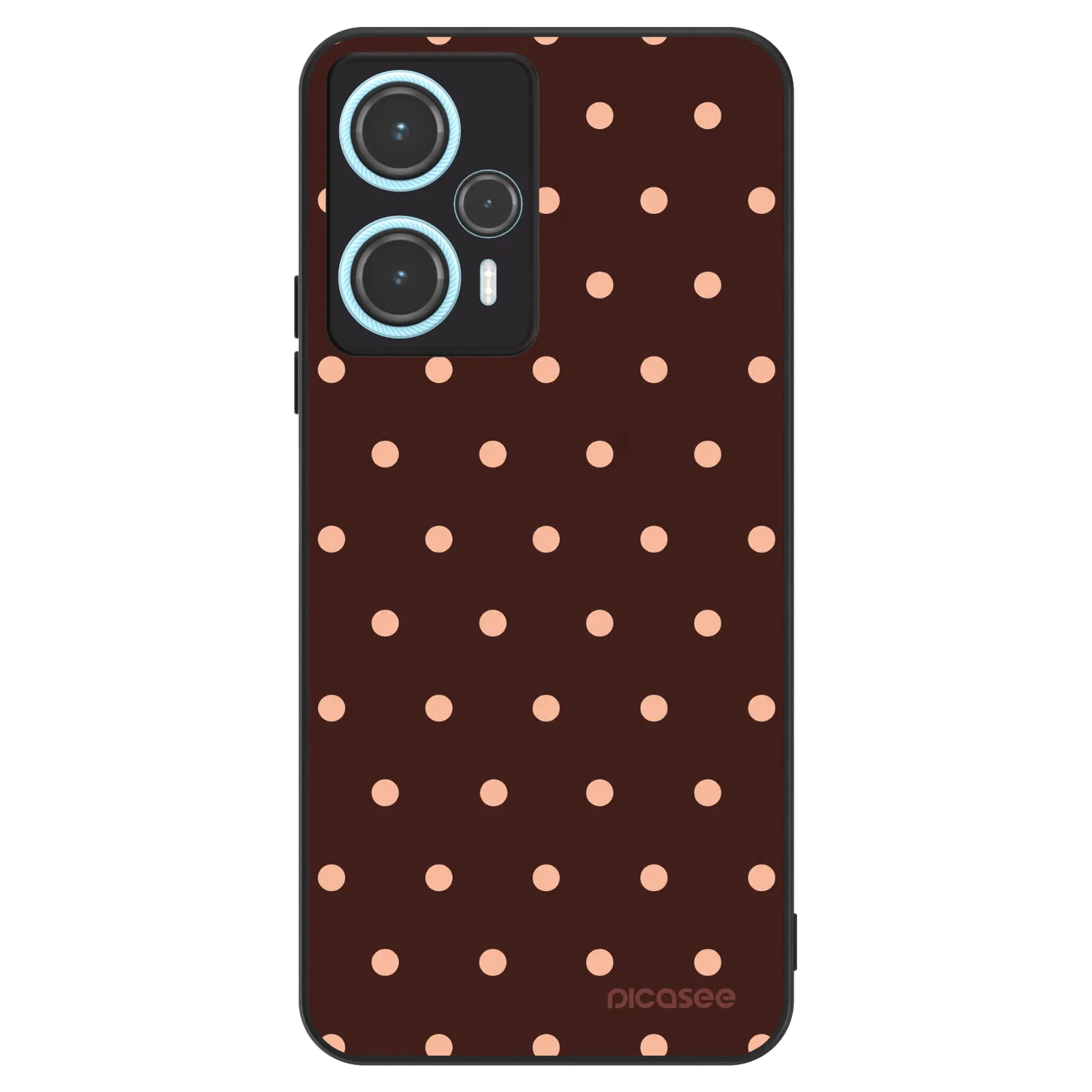 Picasee ULTIMATE CASE pentru Xiaomi Poco F5 - Peach Dots & Chocolate