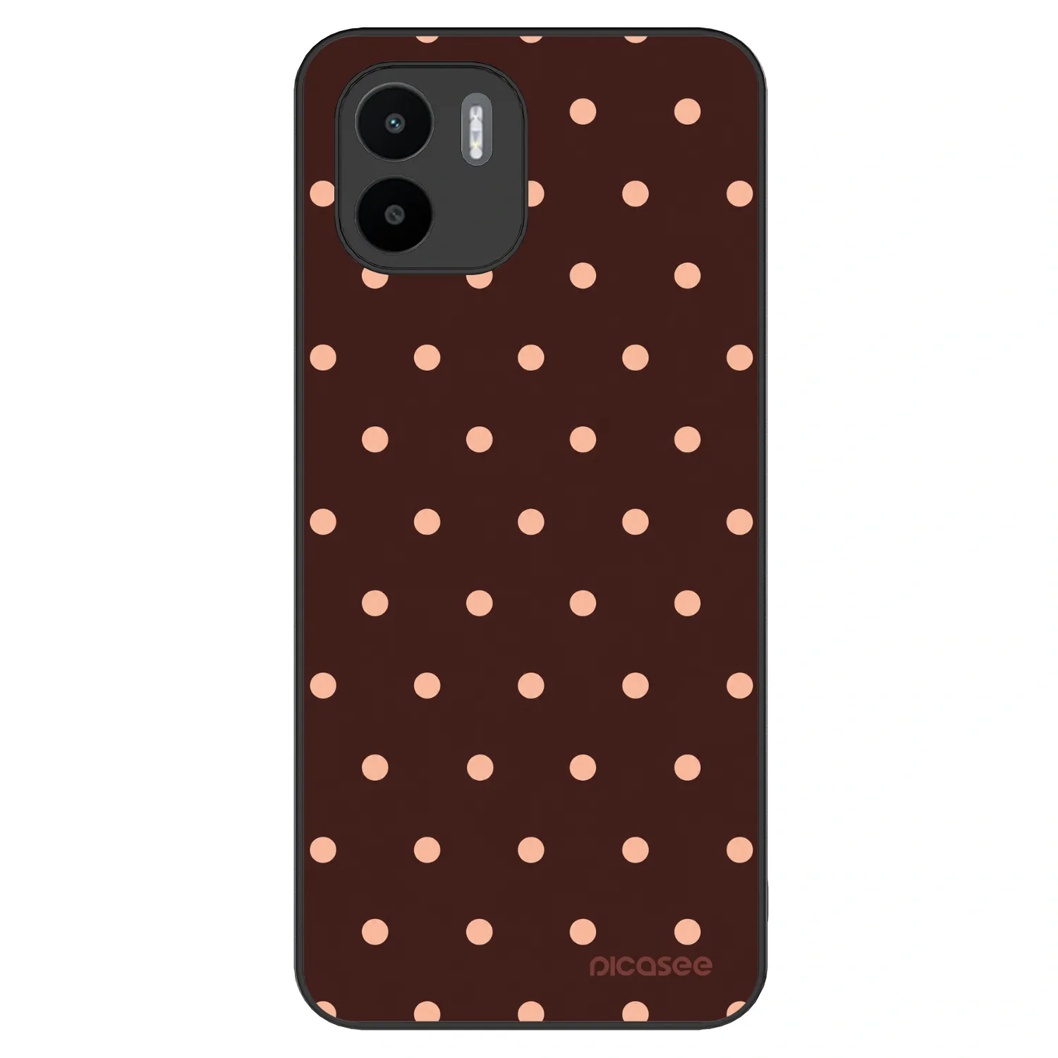 Picasee ULTIMATE CASE pentru Xiaomi Redmi A2 - Peach Dots & Chocolate