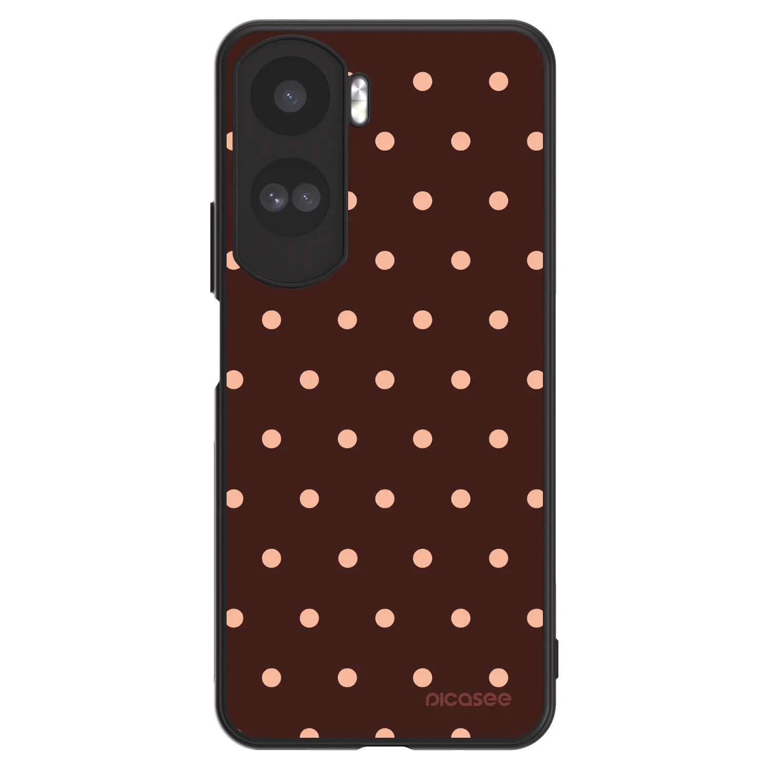 Picasee ULTIMATE CASE pentru Honor 90 Lite 5G - Peach Dots & Chocolate