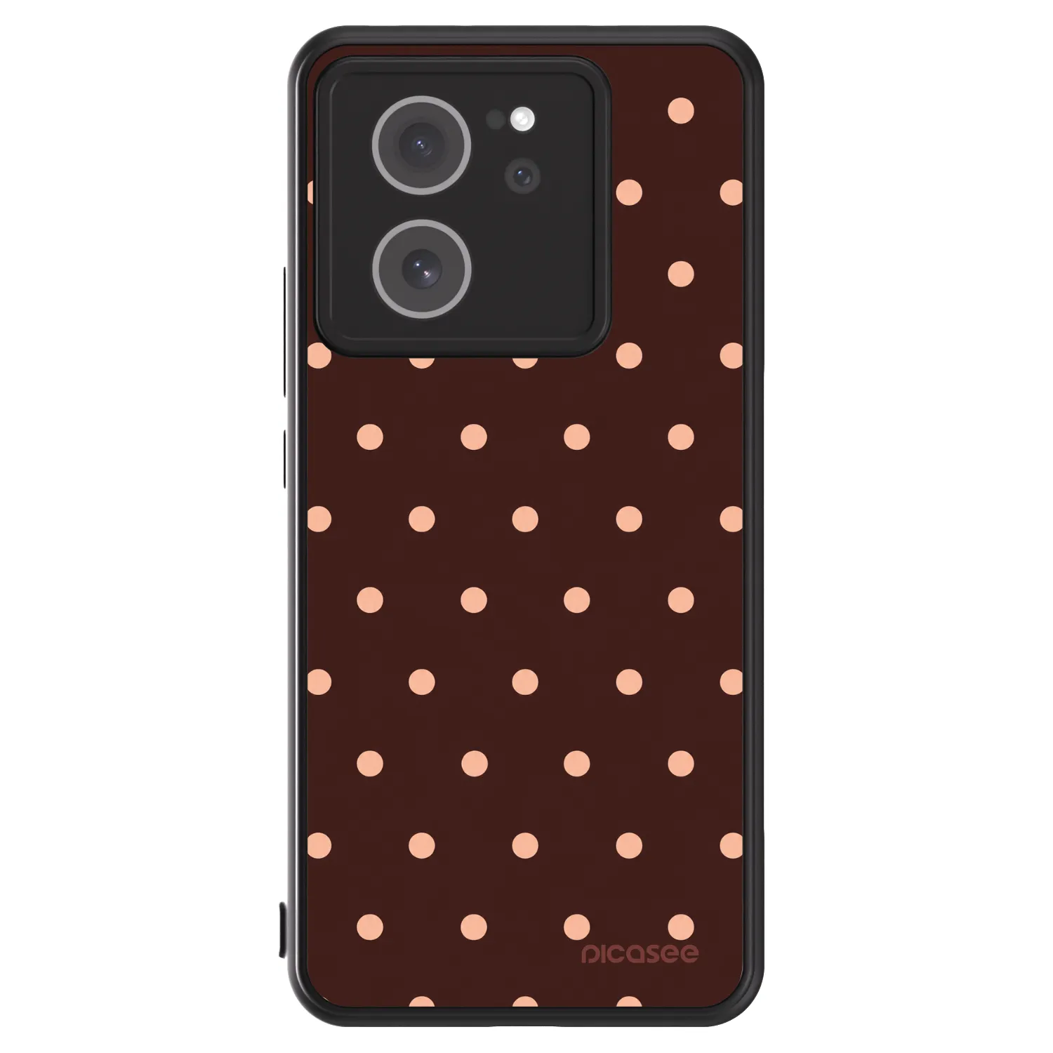 Picasee ULTIMATE CASE pentru Xiaomi 13T - Peach Dots & Chocolate