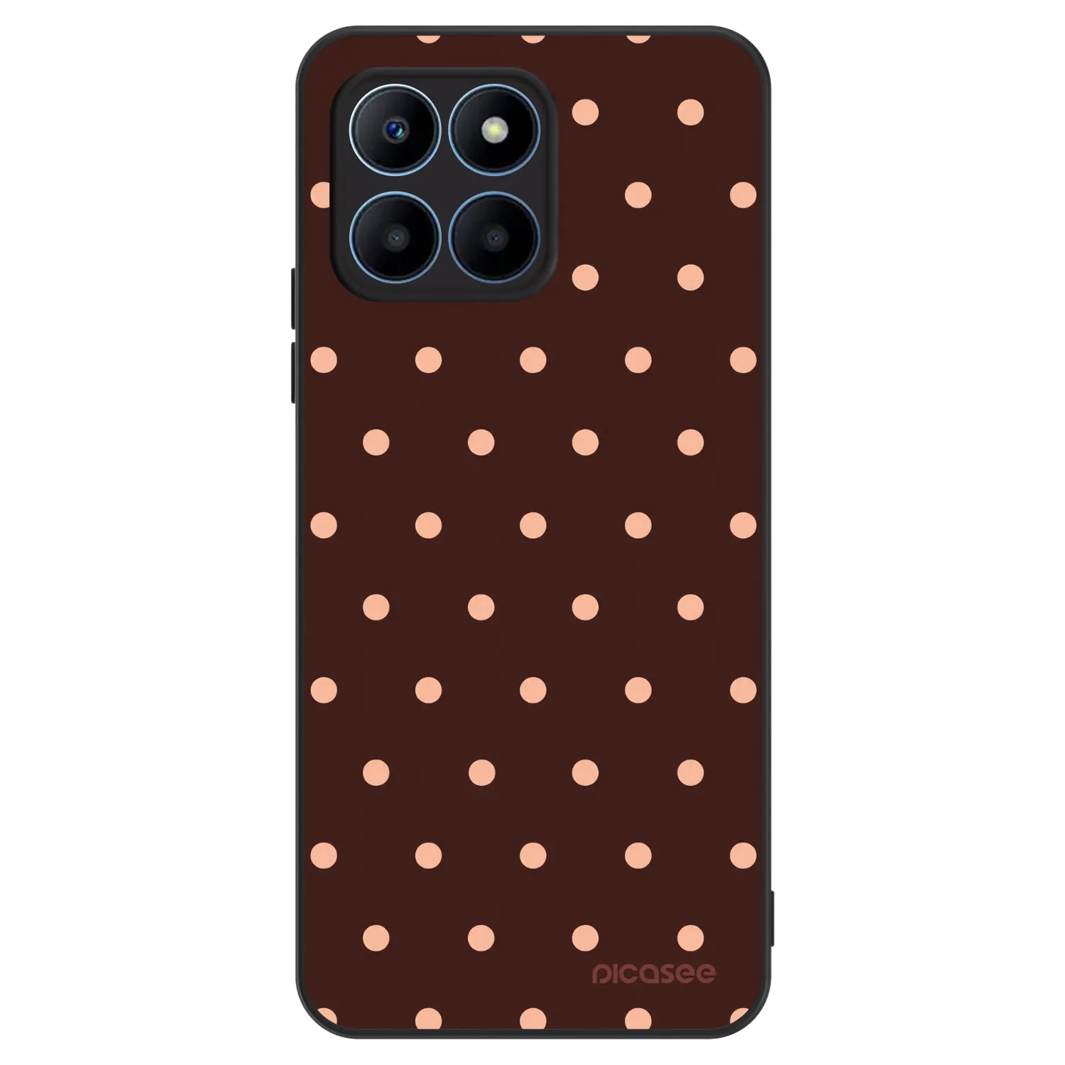 Picasee ULTIMATE CASE pentru Honor 70 Lite - Peach Dots & Chocolate
