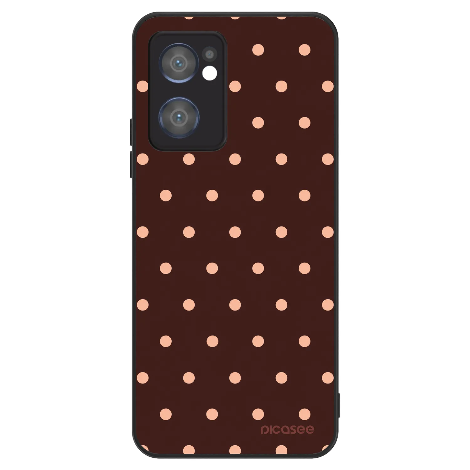 Picasee ULTIMATE CASE pentru OPPO Reno 7 5G - Peach Dots & Chocolate
