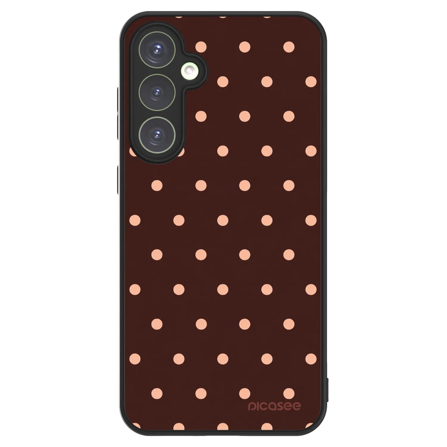 Picasee ULTIMATE CASE PowerShare pentru Samsung Galaxy S23 FE S711B - Peach Dots & Chocolate