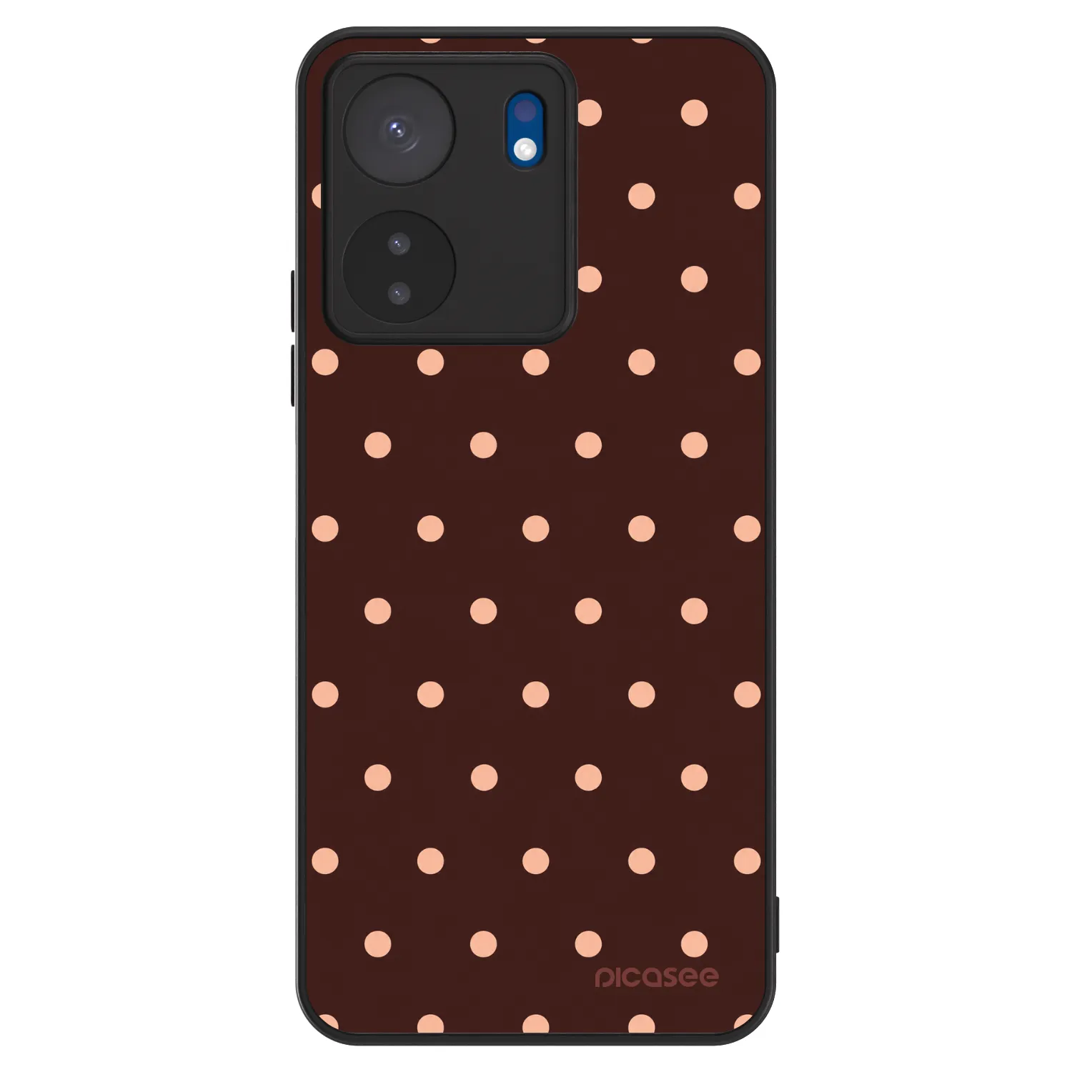 Picasee ULTIMATE CASE pentru Xiaomi Redmi 13C 4G - Peach Dots & Chocolate