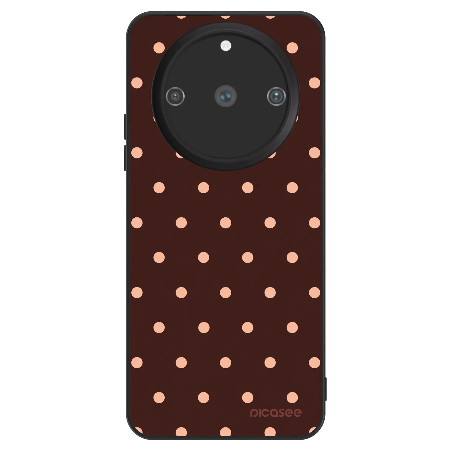 Picasee ULTIMATE CASE pentru Realme 11 Pro+ - Peach Dots & Chocolate