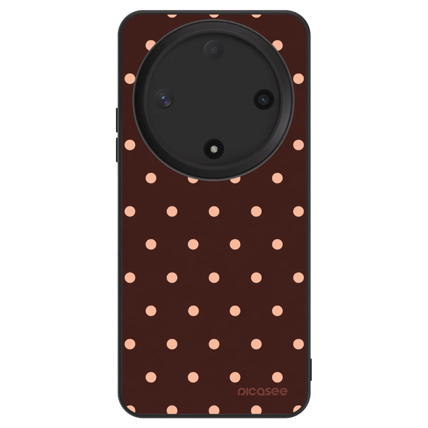 Picasee ULTIMATE CASE pentru Honor Magic6 Lite 5G - Peach Dots & Chocolate